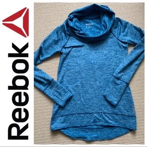 Reebok hi-lo cowl neck pullover